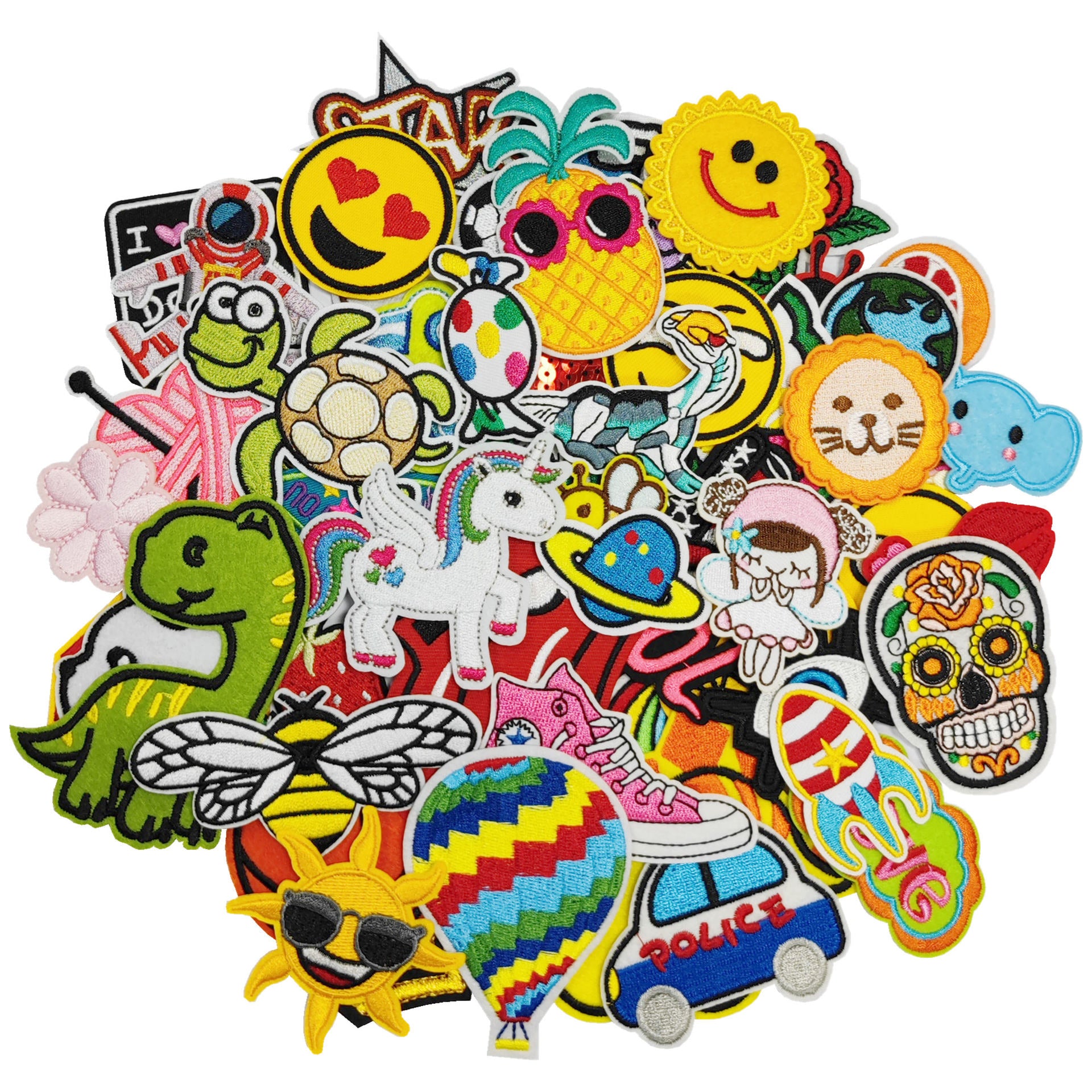 Wholesale Cartoon flower embroidery patch FS